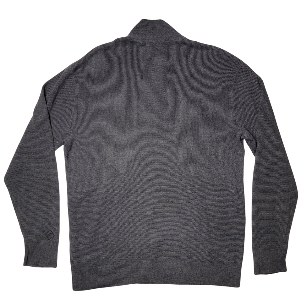 Bonobos Maide Golf Dark Gray 1/4 Zip Pullover Sweater - Picture 3 of 6